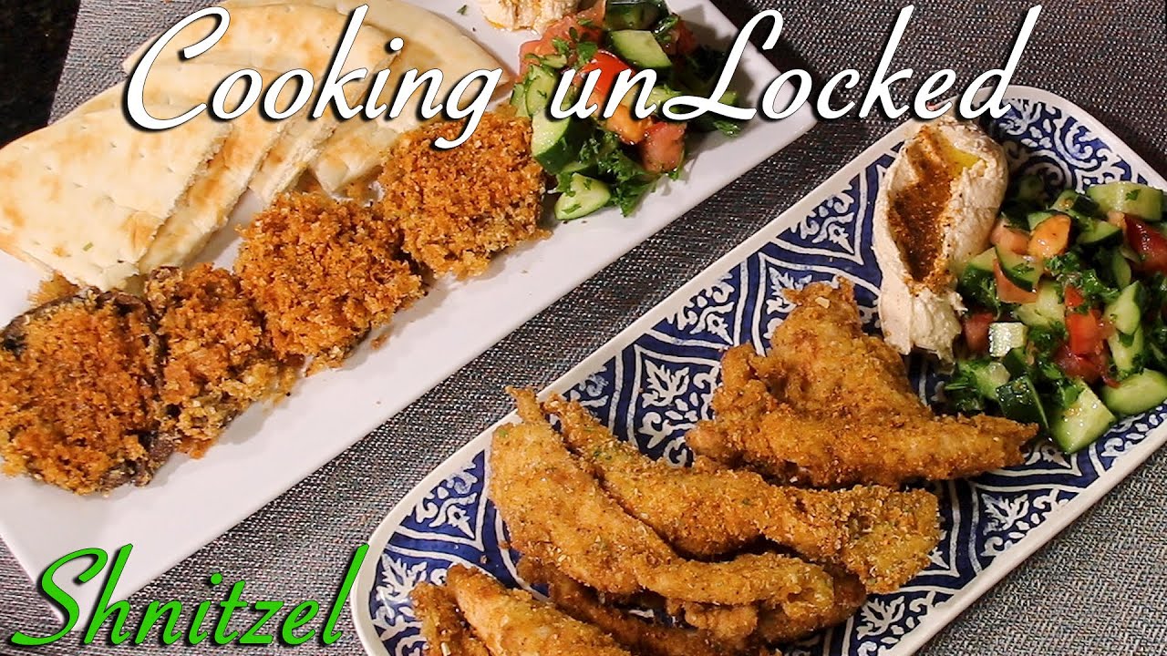 Shnitzel! Gluten Free Fried Chicken Breast, and Vegan GF Fried Portobello Mushrooms Cooking Unlocked