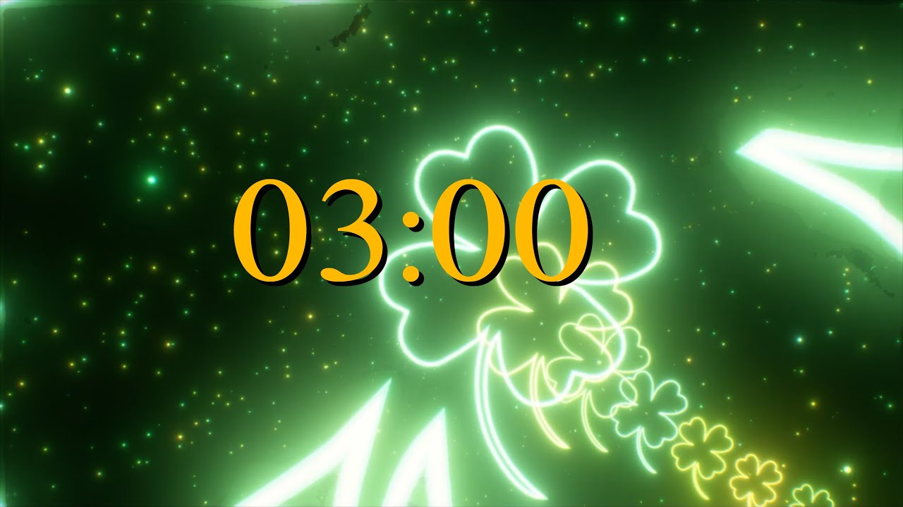 3 min - Hypnotic Shamrock Countdown
