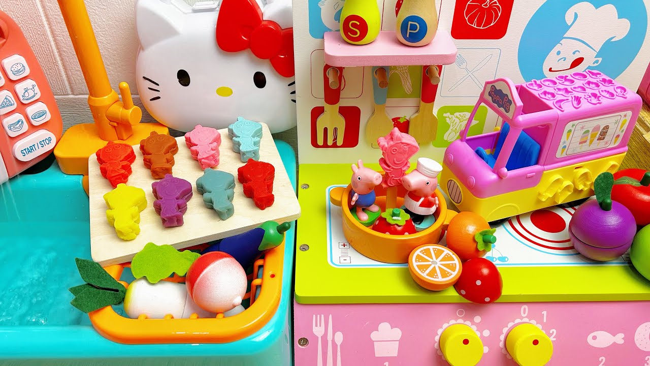 75 minutes satisfying with unboxing Hello Kitty Collection, Satisfying Unboxing Kitchen Set