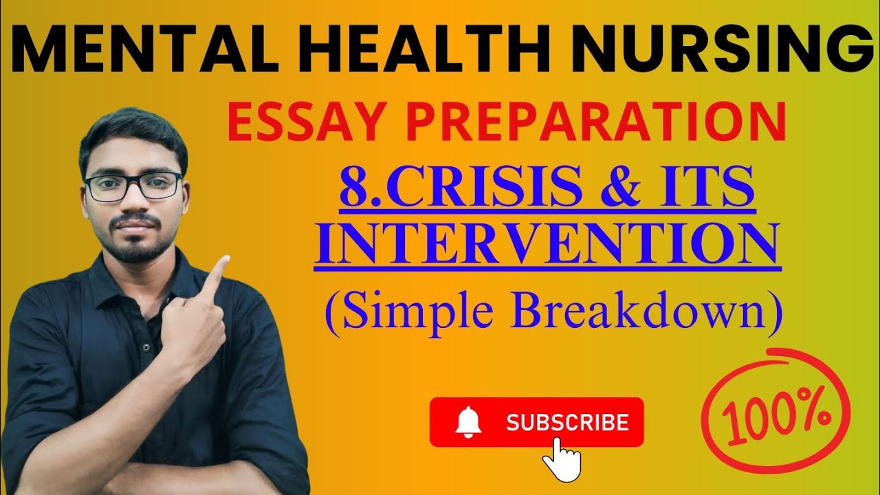 8.Crisis Intervention | Definition, Phases, Techniques & Essay | Mental Health Nursing | NN4U