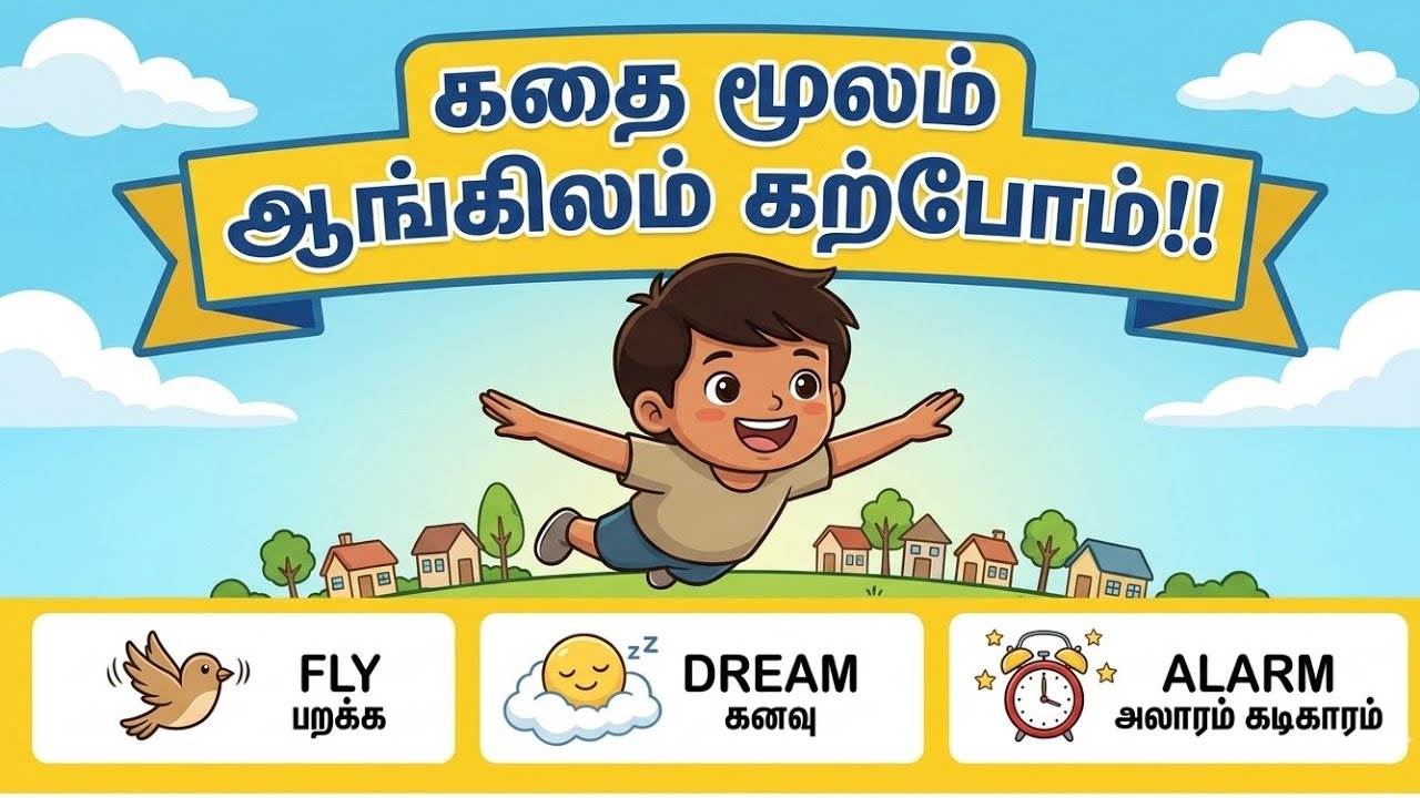 கதை மூலம் ஆங்கிலம் கற்போம்! | Spoken English in Tamil. 