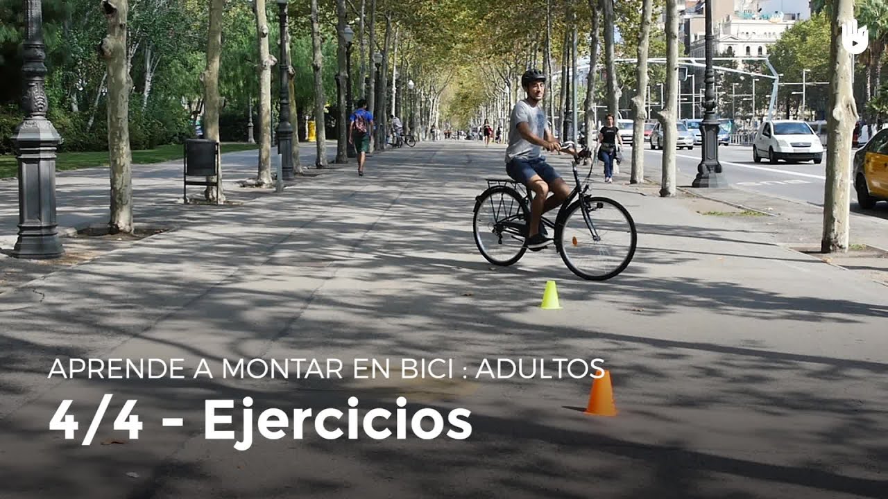 4/4 - Ejercicios | Aprender a montar en bici - Adultos