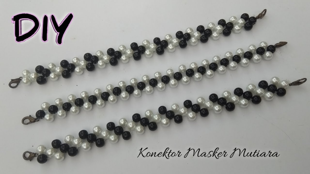 DIY || Tutorial Konektor Masker Mutiara Terbaru
