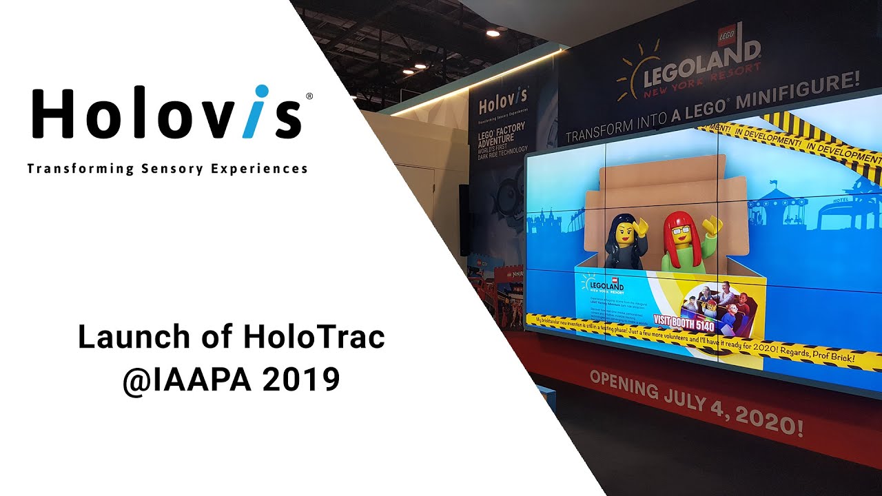 HoloTrac launches from Holovis at IAAPA 2019