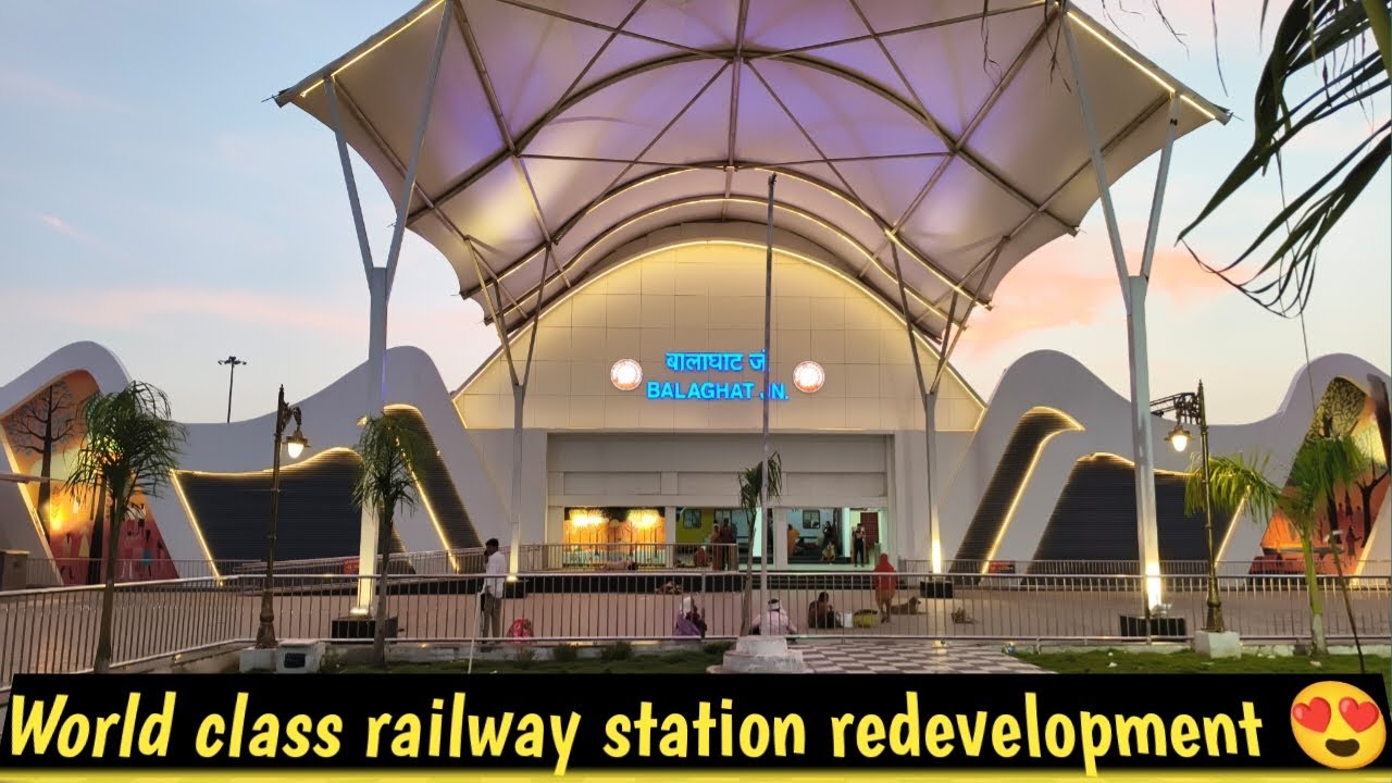 Balaghat railway station redevelopment 😍 | New modern look of Balaghat railway station | 
