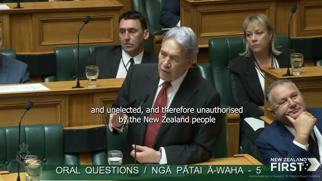 Hon Marama Davidson to Acting Prime Minister Winston Peters