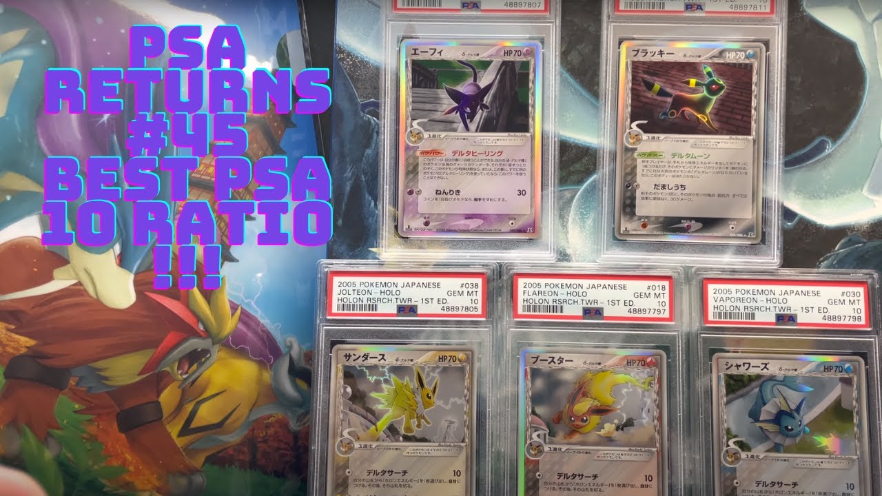 Pokemon Japanese PSA Returns #45 - One of my BEST BULK PSA 10 Ratio