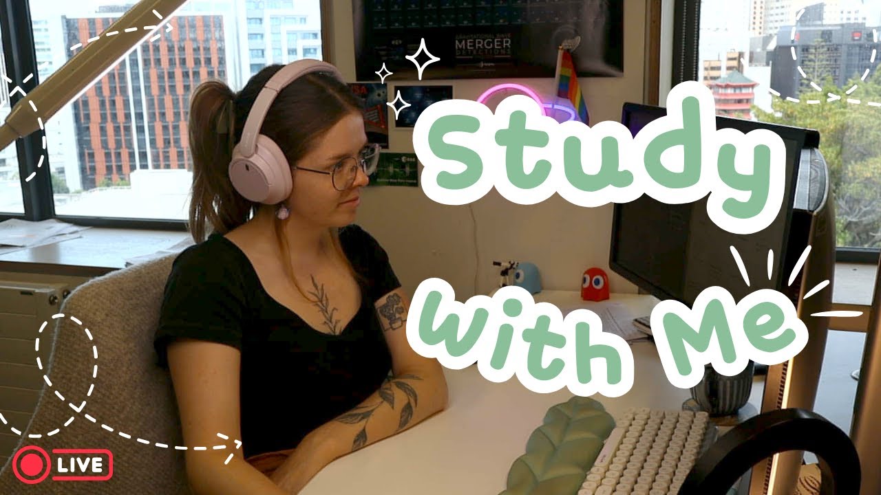 Live Study with Me 7 hours | Pomodoro 50/10 | Physics PhD with ADHD | rain/lofi