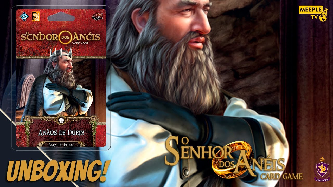O Senhor dos Anéis Card Game - Anãos de Durin - Unboxing