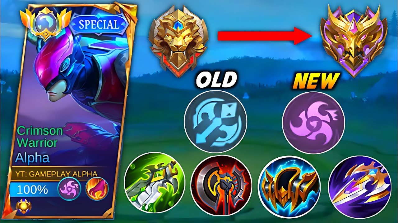 JANGAN SALAH PILIH BUILD! INI BUILD ALPHA YANG COCOK DI GABUNGKAN DENGAN EMBLEM INI | MLBB