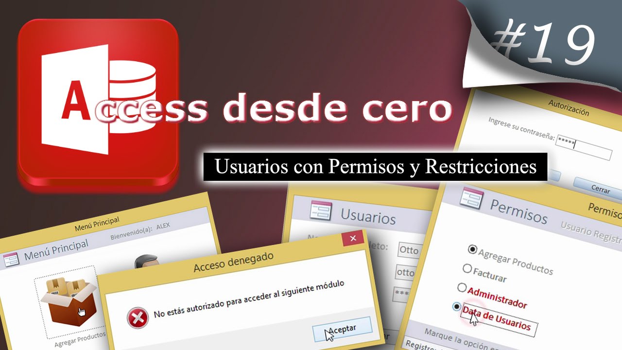 Usuarios con Permisos y Restricciones | Access desde cero #19