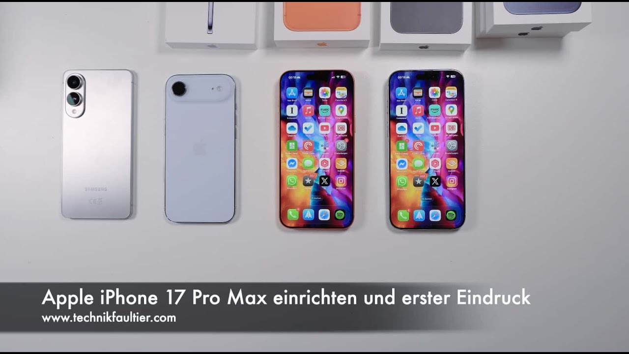 Apple iPhone 17 Pro Max einrichten und erster Eindruck