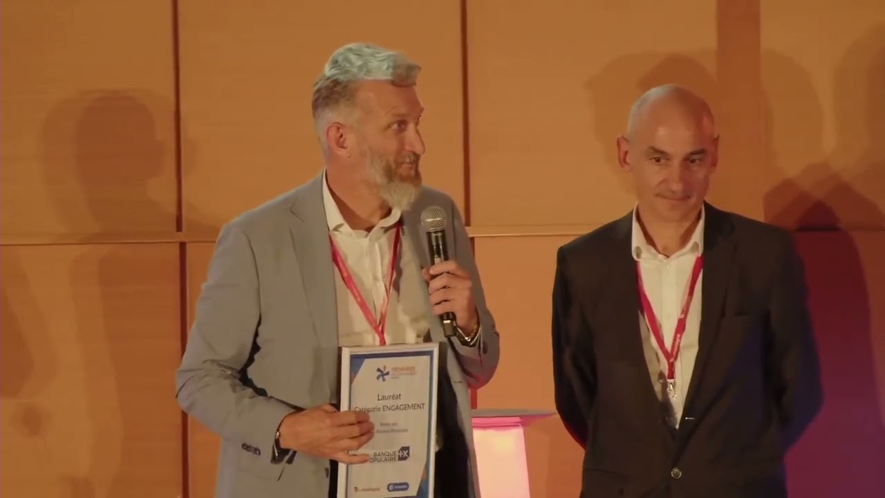 Soirée de l'économie de la Corrèze. UVGERMI, lauréate dans la catégorie 