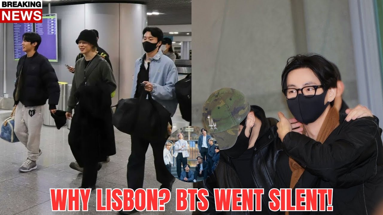 Почему молчаливое прибытие BTS в Лиссабон вызвало панику среди ARMY по всему миру
