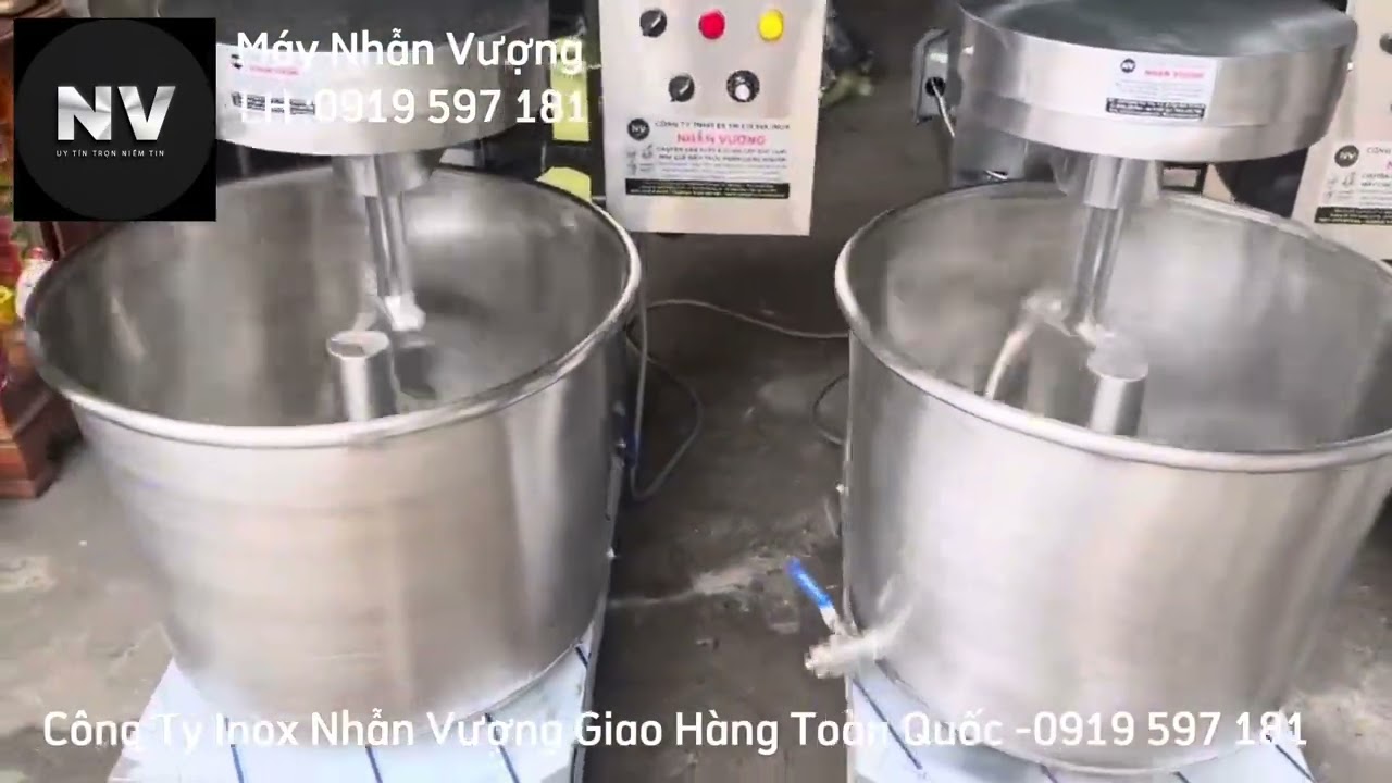 Máy Quết Chả Cá Dạng Lồng Đứng - Máy Đánh Khoai Mỡ Tại Việt Nam -Máy Nhẫn Vượng