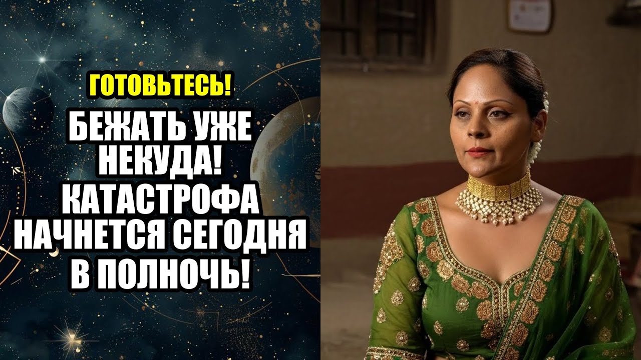 БЕЖАТЬ УЖЕ НЕКУДА! КАТАСТРОФА НАЧНЕТСЯ СЕГОДНЯ В ПОЛНОЧЬ!