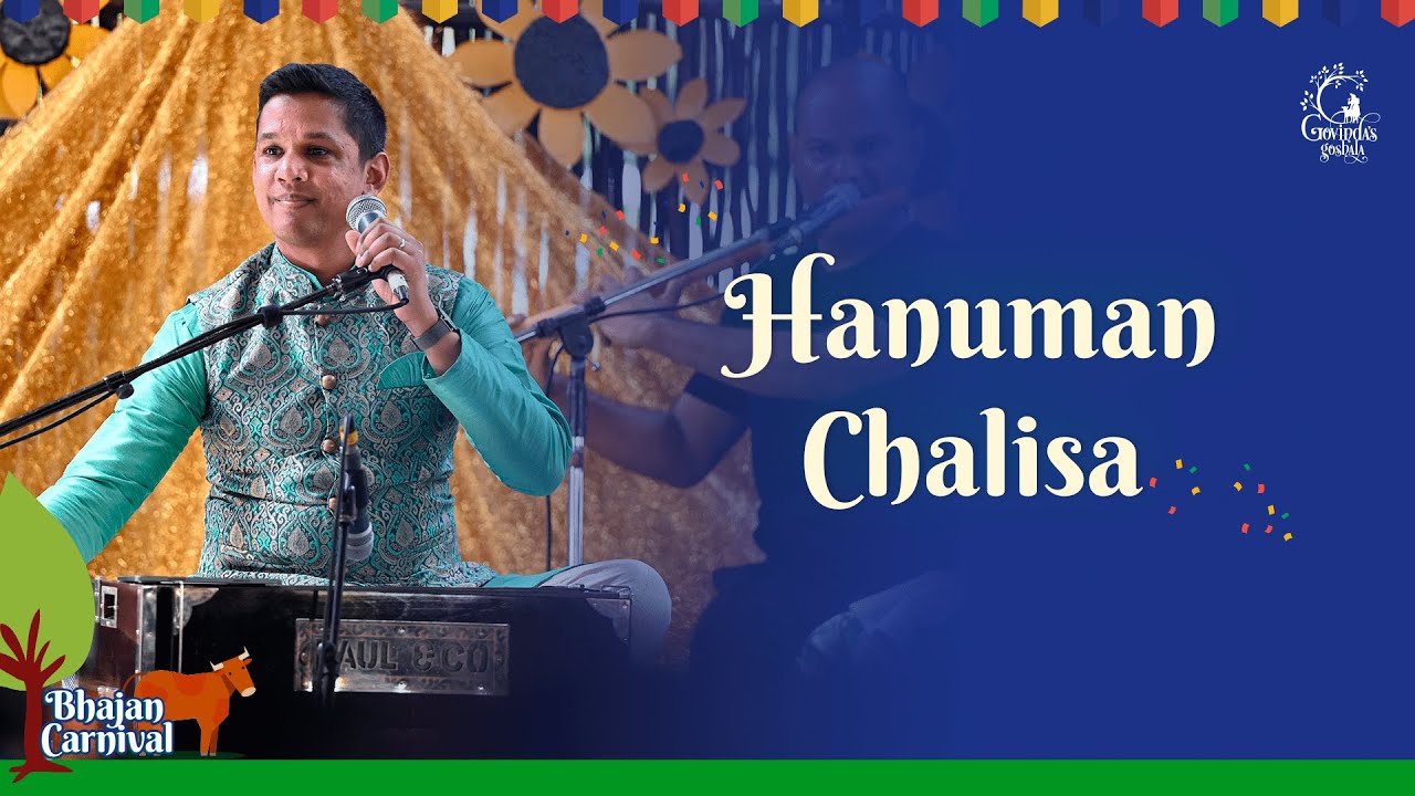 Hanuman Chalisa - Bhavik Haria Live at Govinda's Goshala | Bhajan Carnival