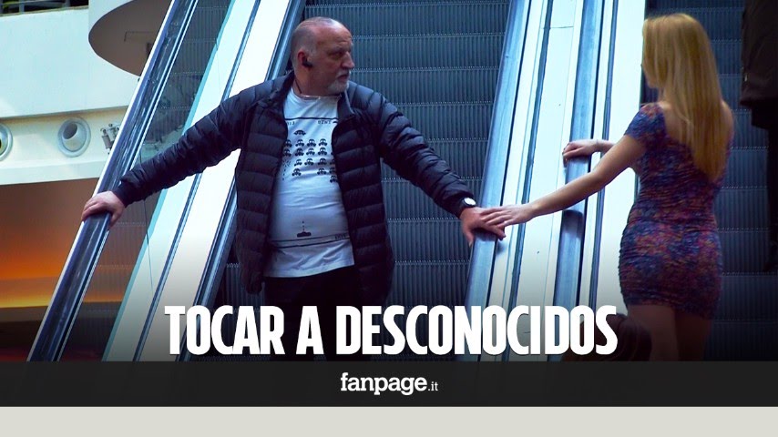 ¿Qué pasa si tocas a un desconocido en las escaleras mecánicas?