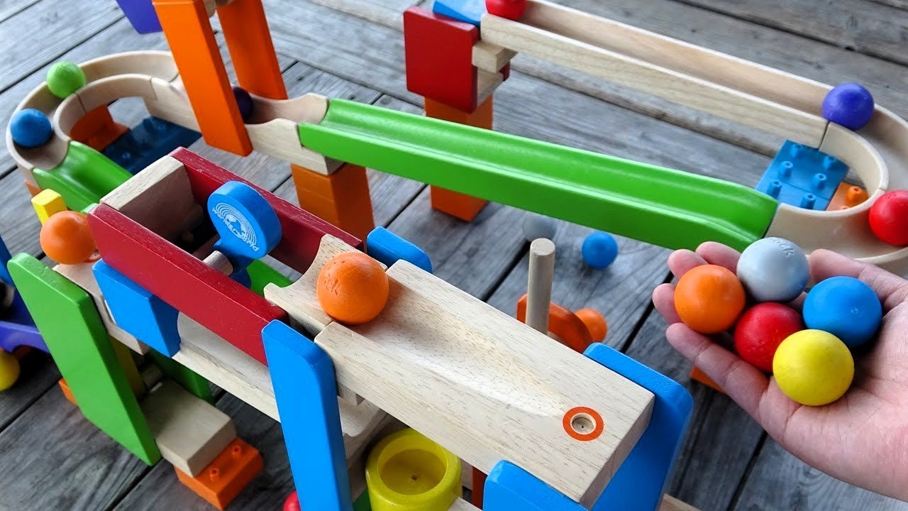 Marble run race  ☆ Summary video of over 10 types of Colorful marble .Compilation  1h video ！