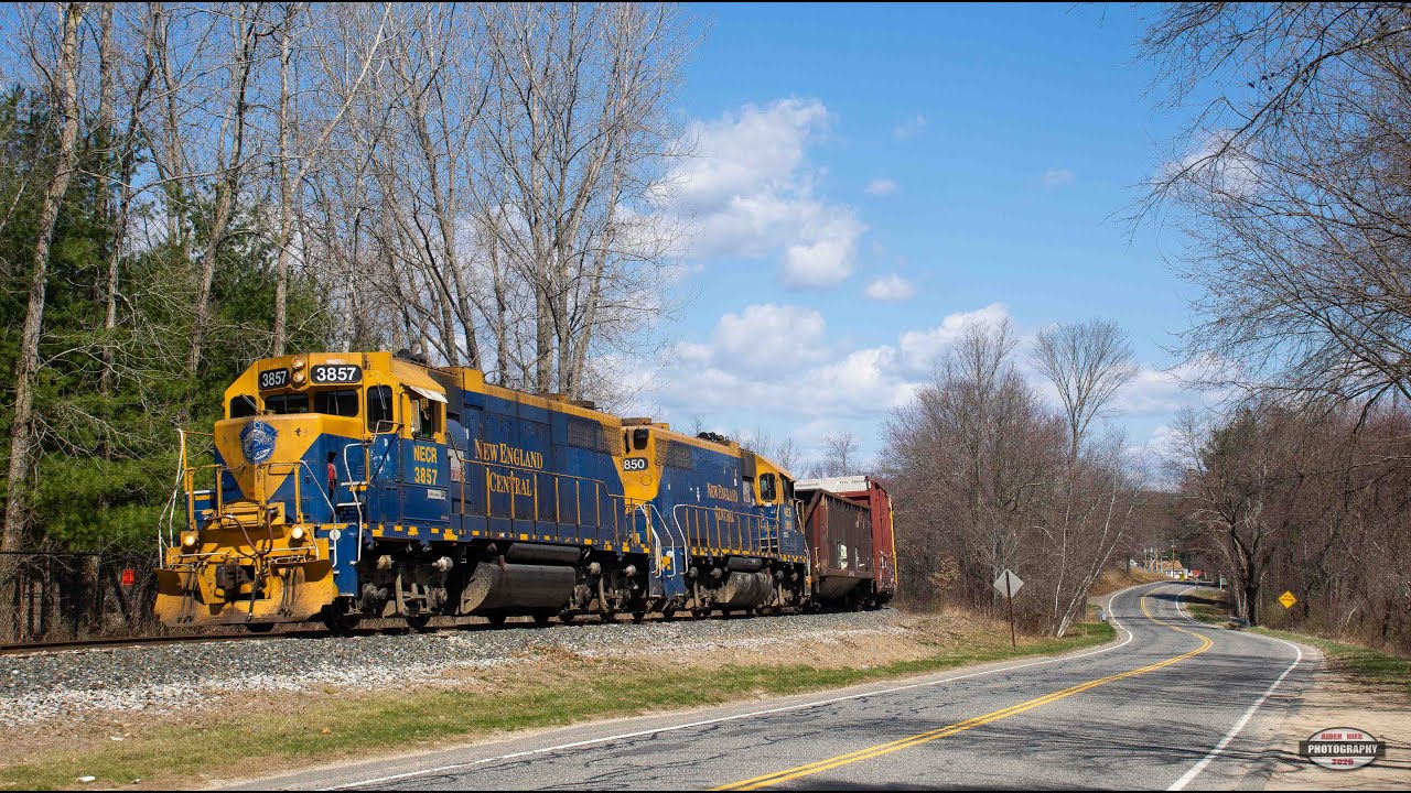 Spotlighting New England Central's Last Blue and Gold GP38's
