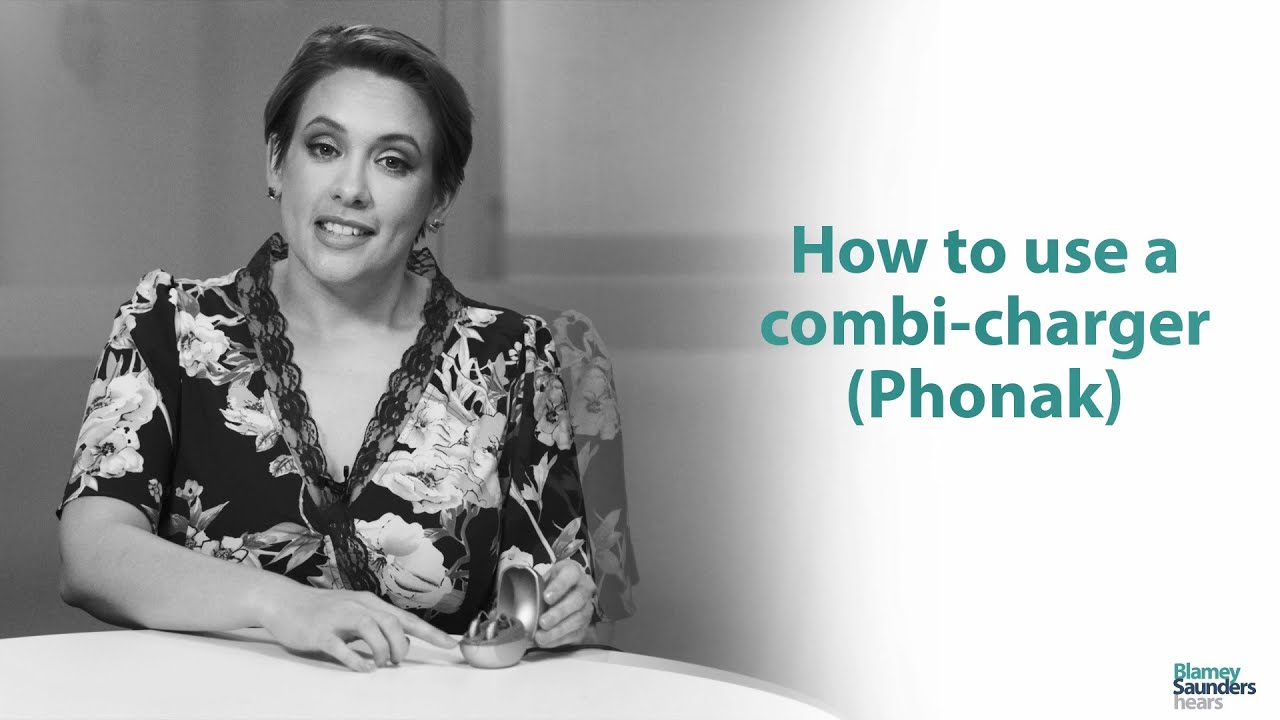 How to use a combi-charger (Phonak)