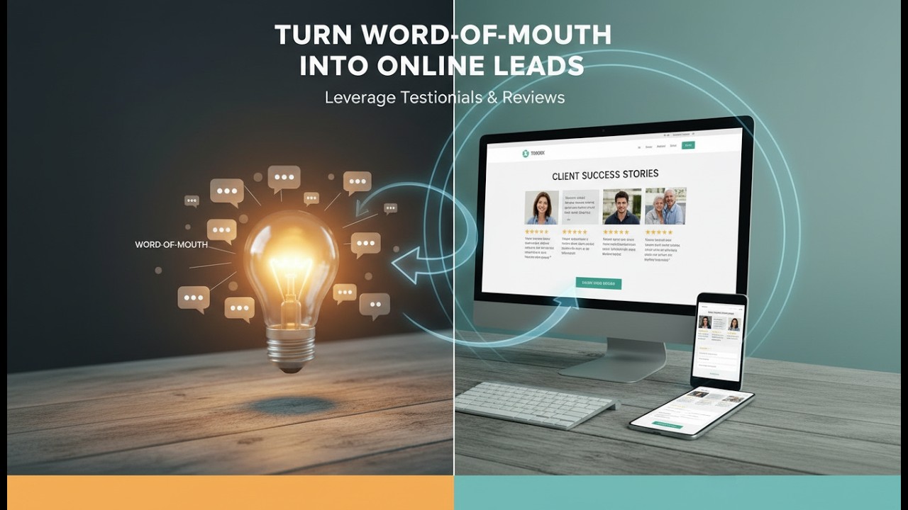 How to Turn Word-of-Mouth Clients into Online Leads