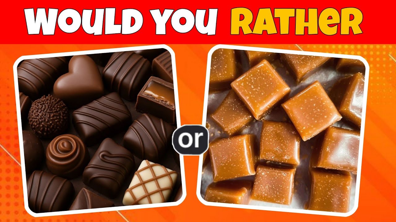 :Would You Rather? 🍦 Sweet Food Edition 🍩 /hardest choice Ever.....?😋