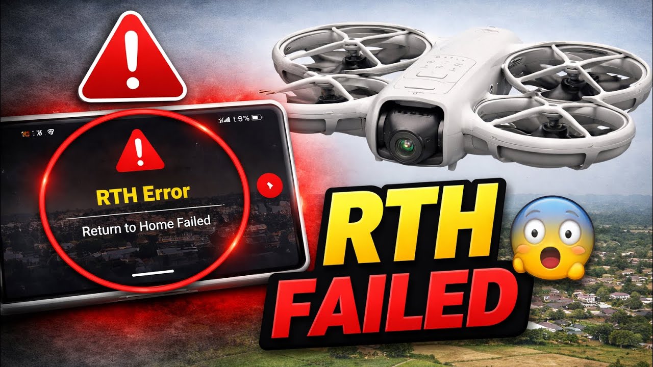 DJI Neo Auto Return Home Failed | Real Flight Footage 😳