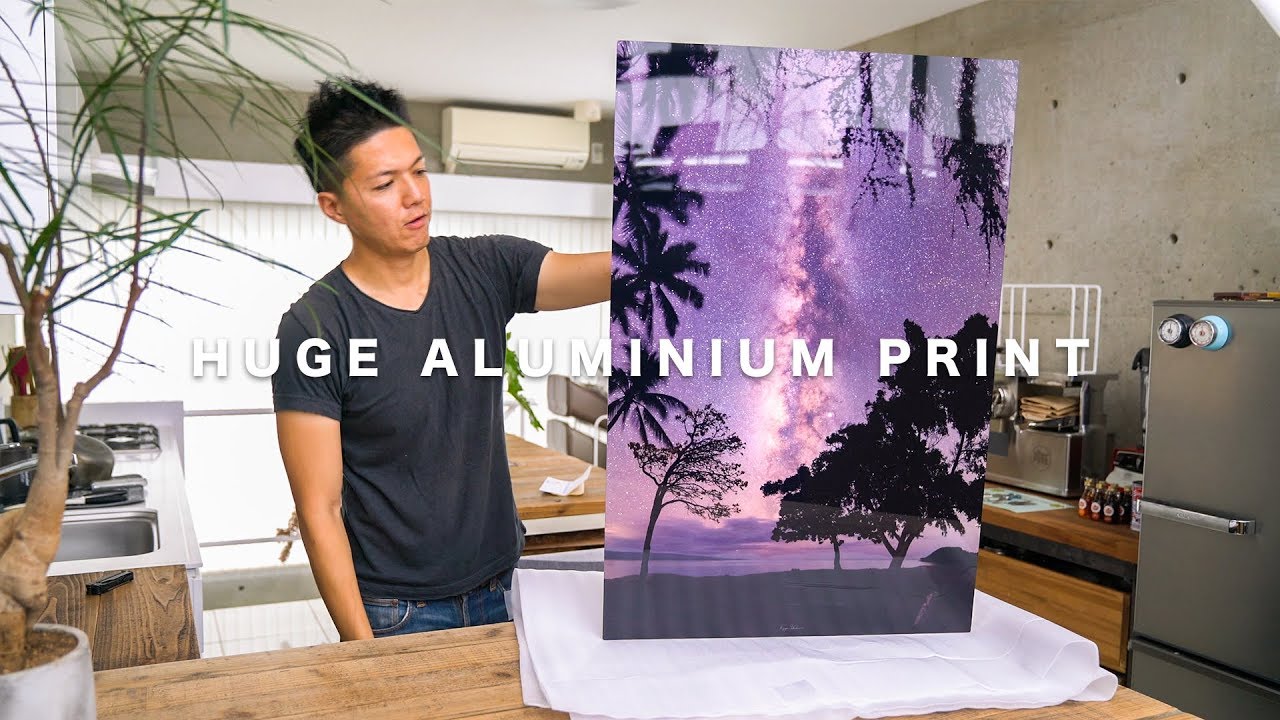 I ORDERED HUGE ALUMINIUM PRINT // 巨大アルミプリント注文してみました！