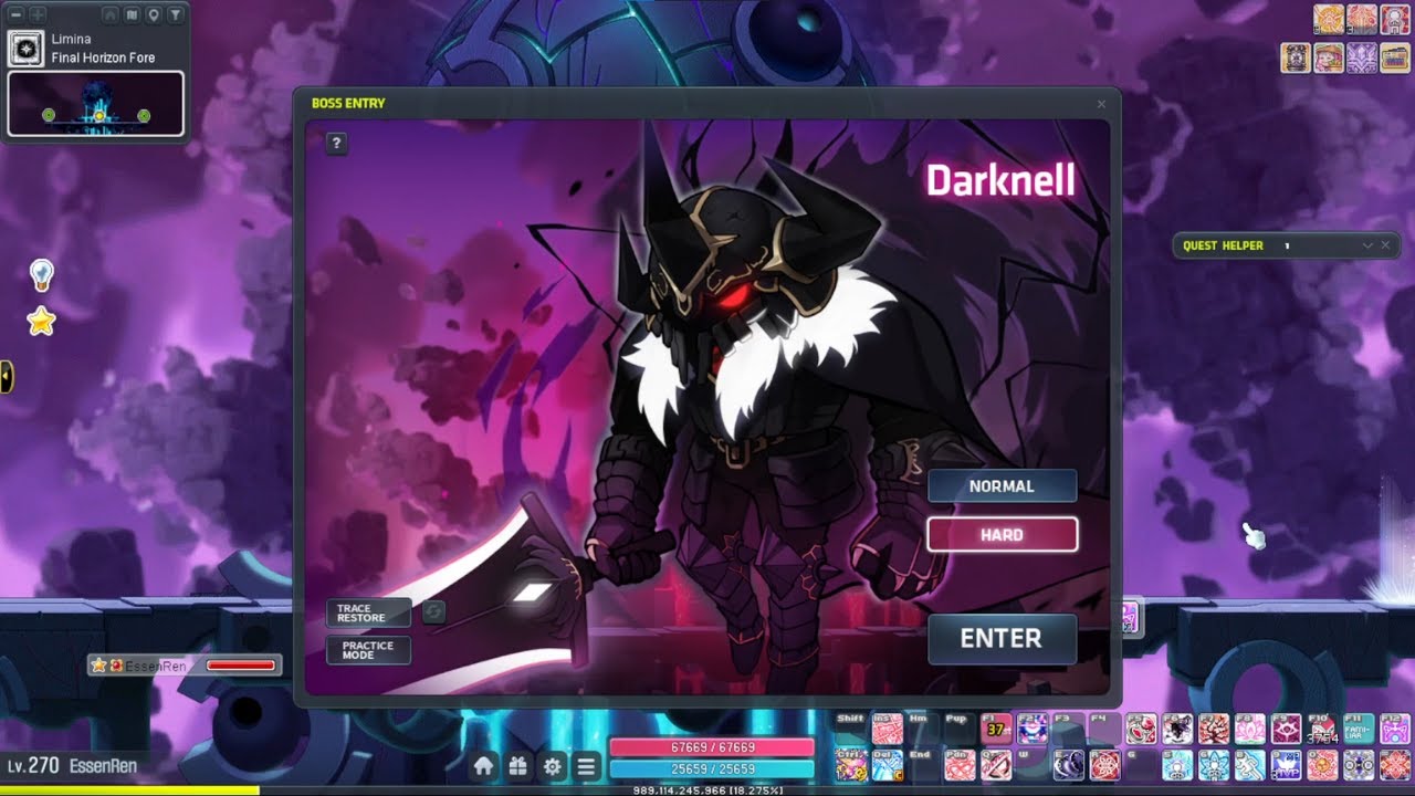 Ren Challenger World Hard Darknell Solo