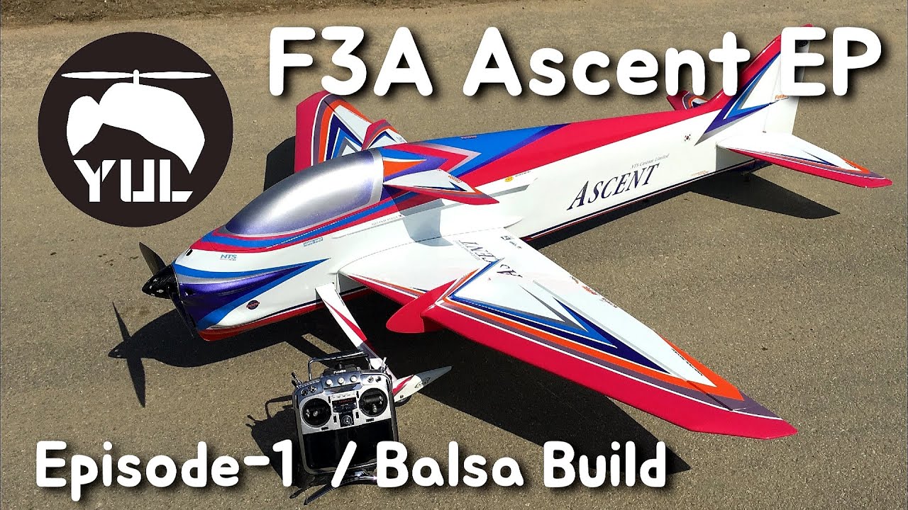 F3A 에센트 만들기 EP-1 , F3A ASCENT Making , Balsa pattern plane Build