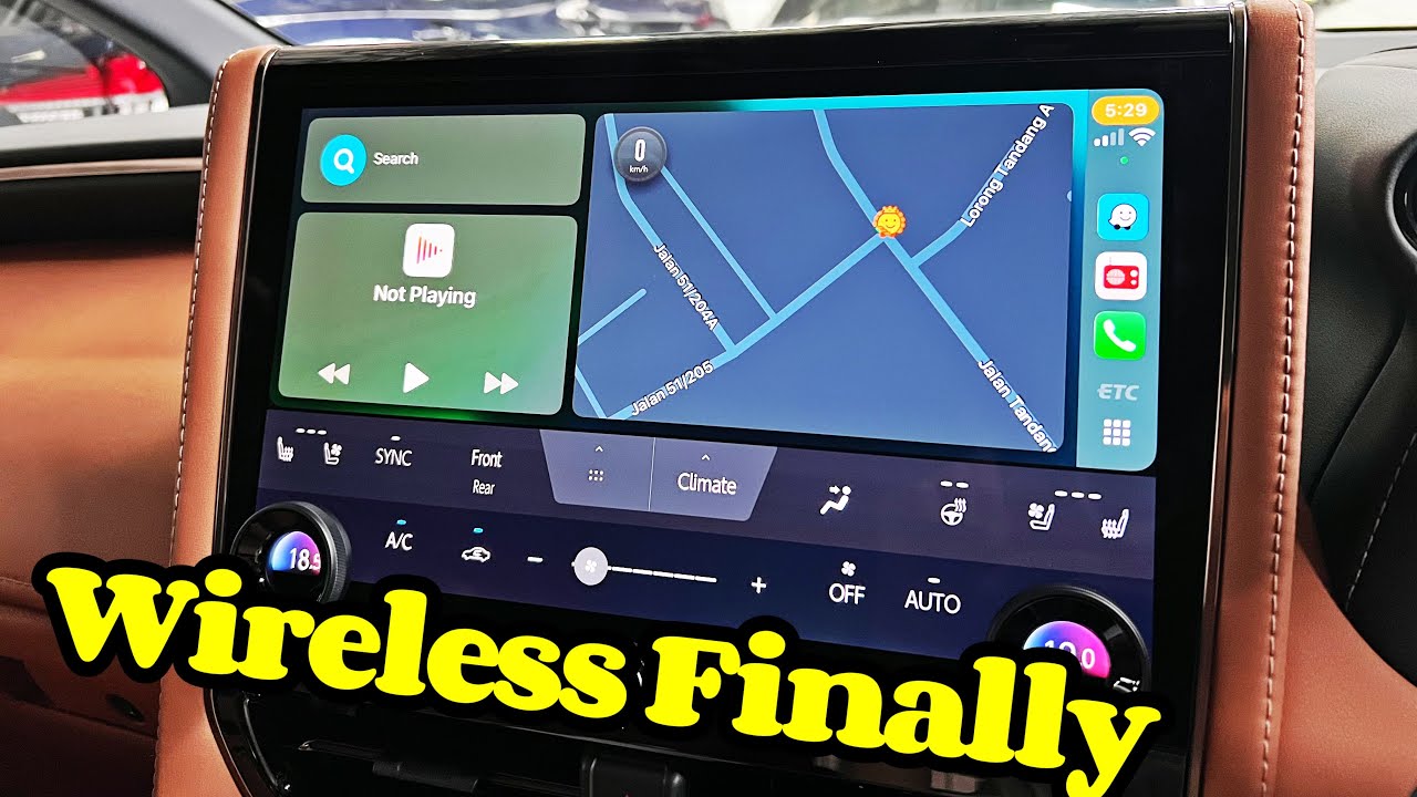 Toyota Alphard и Vellfire (AGH40/TAHA40) | Руководство по Apple CarPlay, Android Auto и Miracast