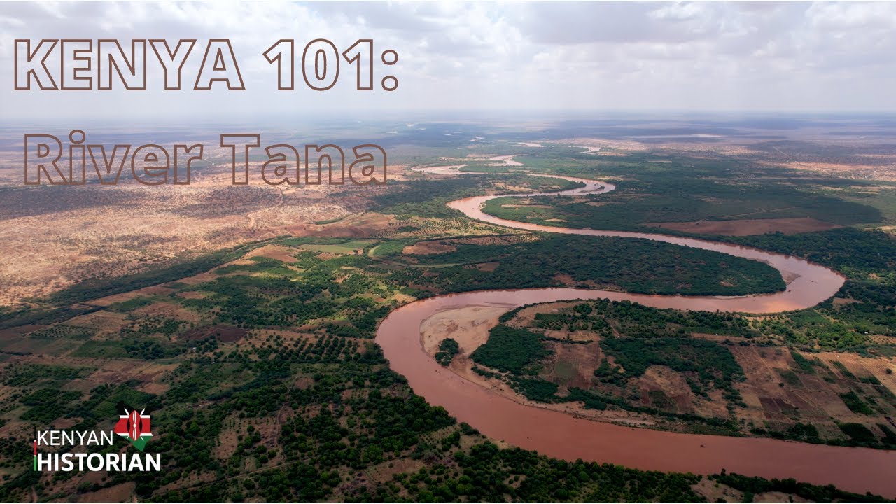 KENYA 101: We literally fly you over River Tana; Kenya's longest river.