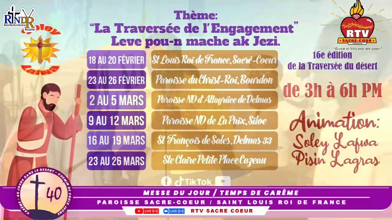 Mercredi 25 Février 2026 / 7ème Jour traversée du désert