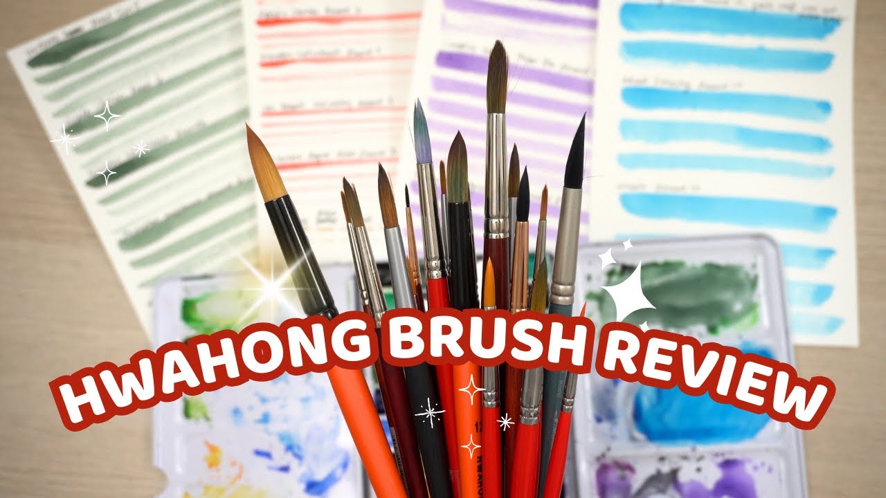 Korean Watercolor Brushes That Are Worth It | Hwahong