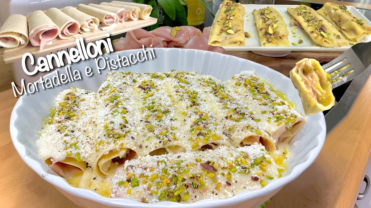 КАННЕЛЛОНИ МОРТАДЕЛЛА И ФИСТАШКАМИ простой рецепт всем за столом