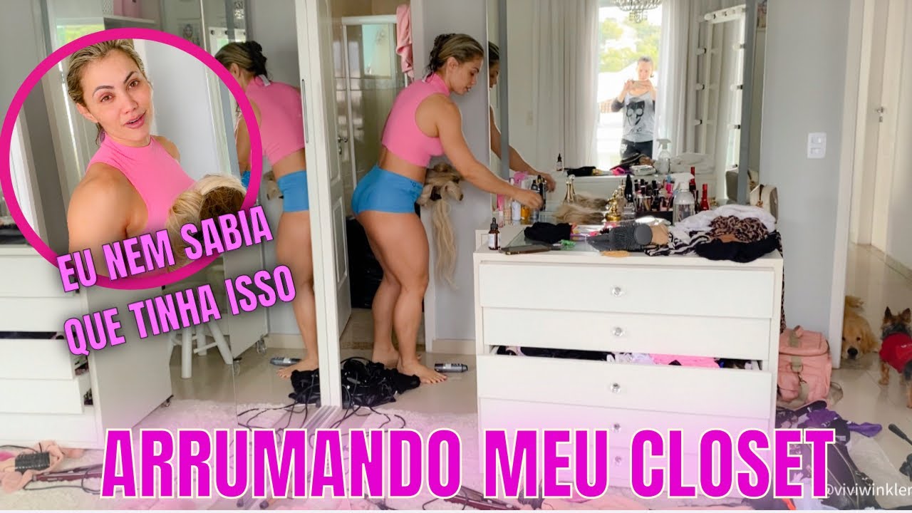 ARRUMANDO MEU CLOSET | ESSA BAGUNÇA NÃO É MINHA VIVI WINKLER