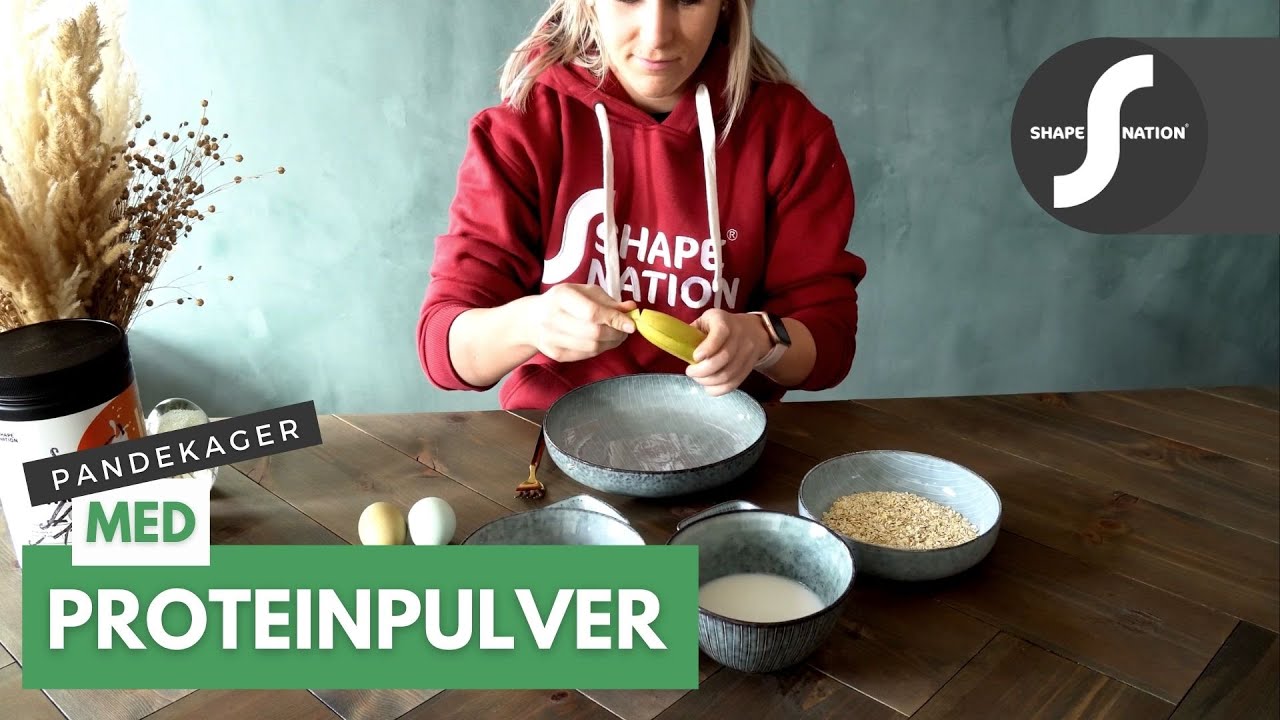 Lækre proteinpandekager : Se opskriften her, med ShapeNations vanilje proteinpulver!