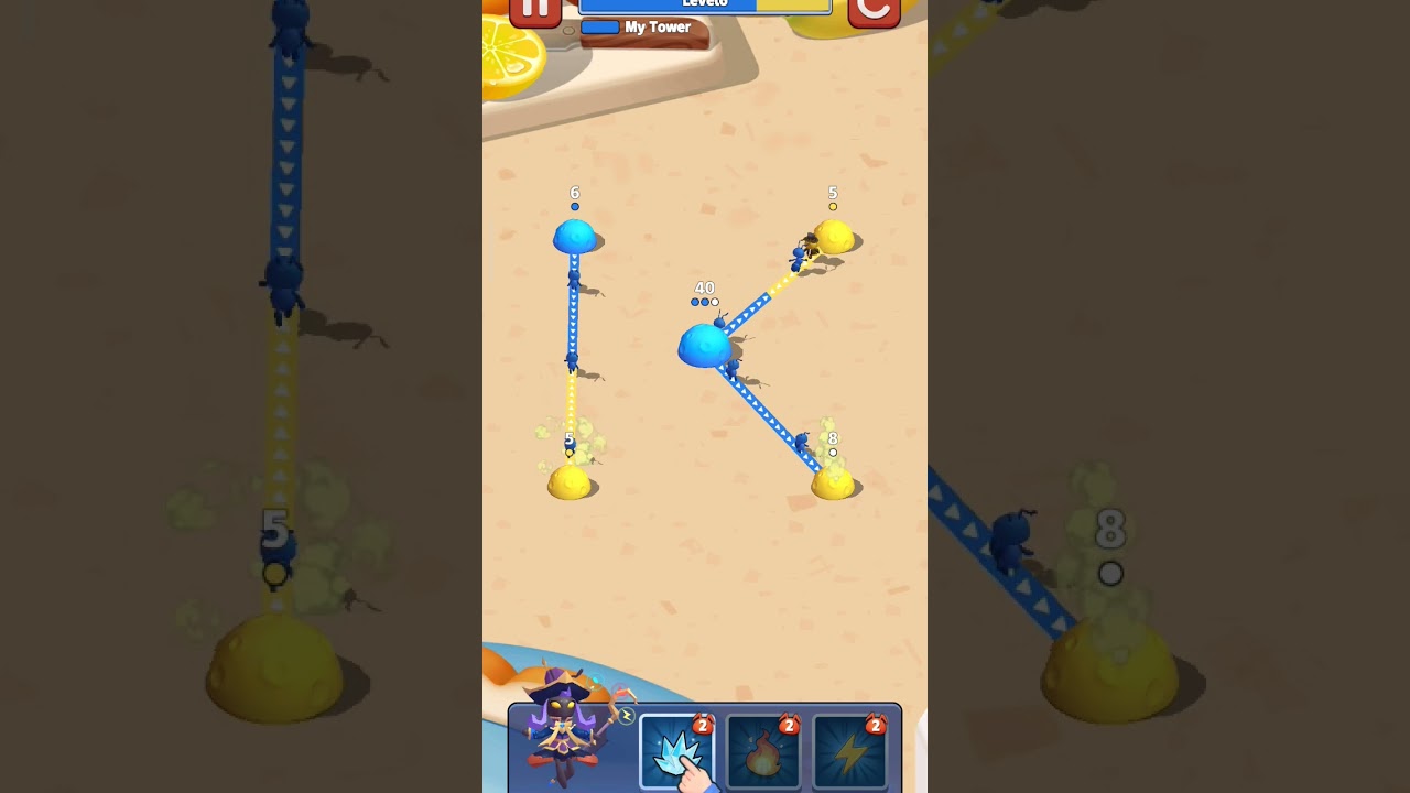 Ant War Level 6 | Ant Tower Strategy Game. #gaming #antman #gameplay #games