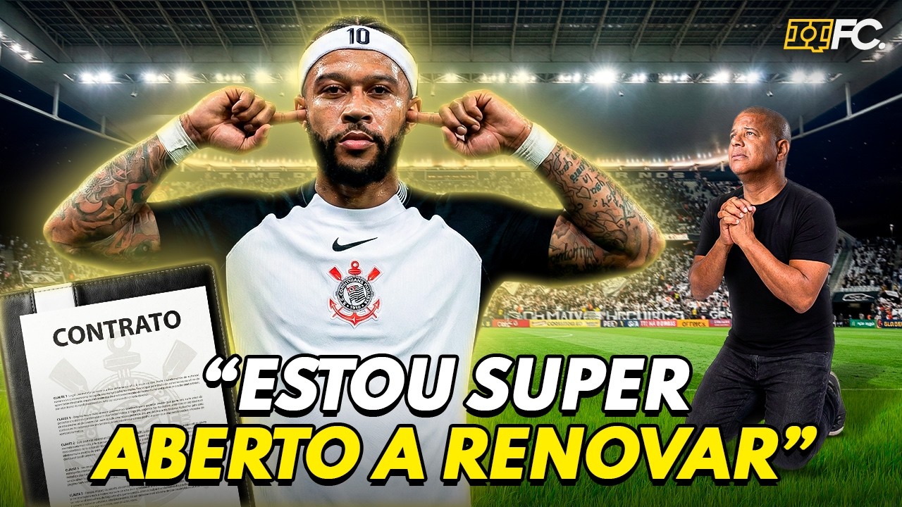 CORINTHIANS ENFRENTA O ATHLETICO; MEMPHIS FALA SOBRE RENOVAÇÃO! FLAMENGO PELA RECOPA - QUEBRADA FC