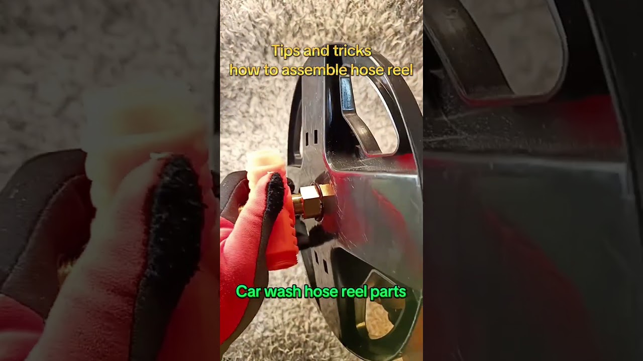 Tips and tricks proper assemble pressurize car wash hose reel heavy duty