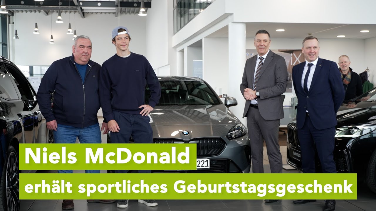 Tennisprofi aus Schwerin bekommt neuesten 2er BMW