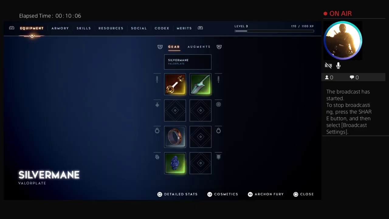 Godfall livestream (solo playthrough)