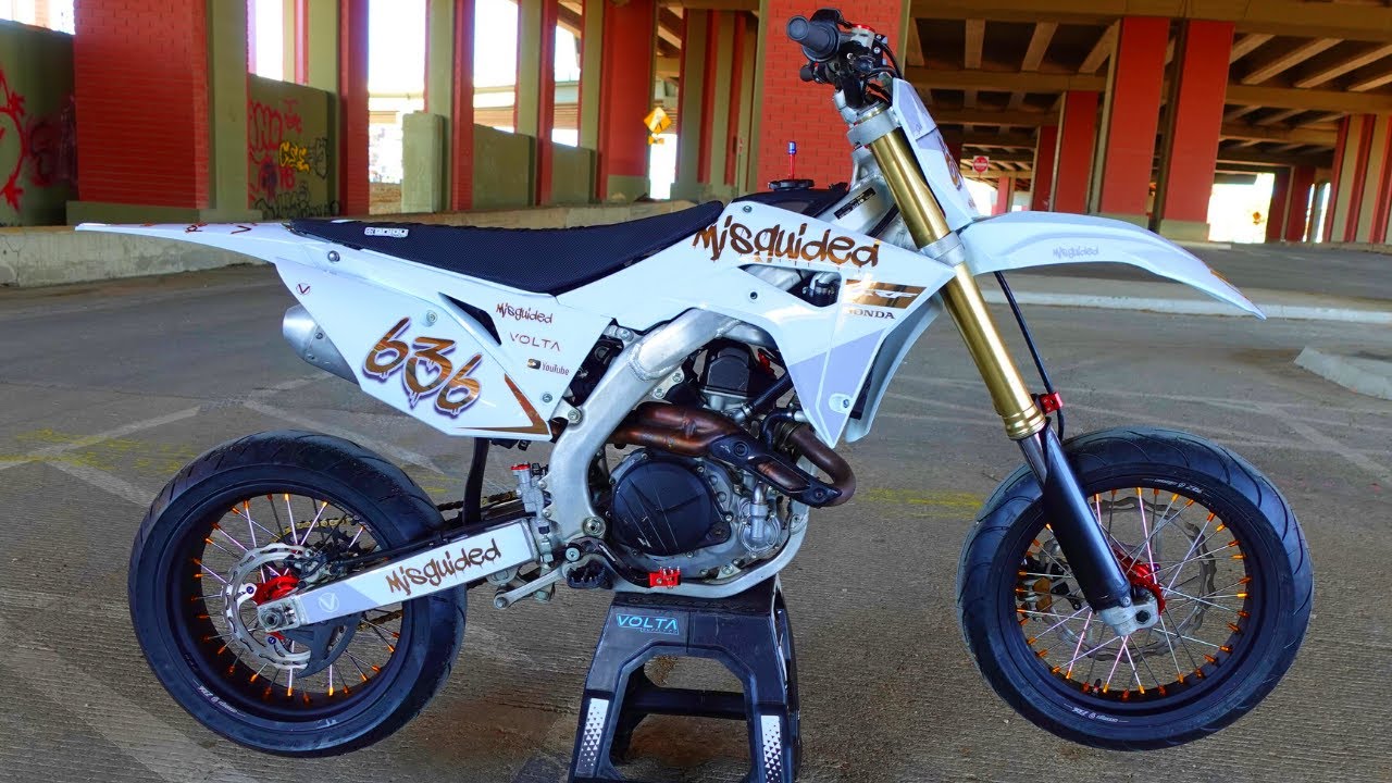 Мой новый СУПЕРМОТО!! (CRF450R)