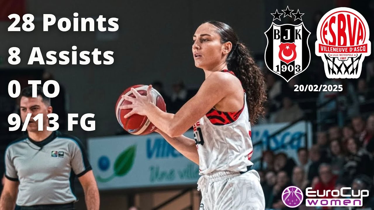 Carla Leite 28 Points vs Beşiktaş - Eurocup Quarter-Finals 2024/25