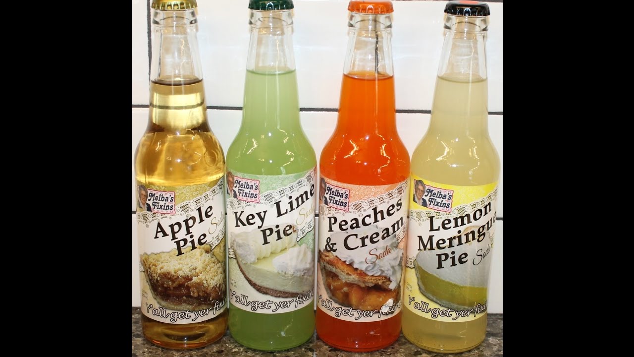 Melba’s Fixins Soda: Apple Pie, Key Lime Pie, Peaches & Cream and Lemon Meringue Pie Review