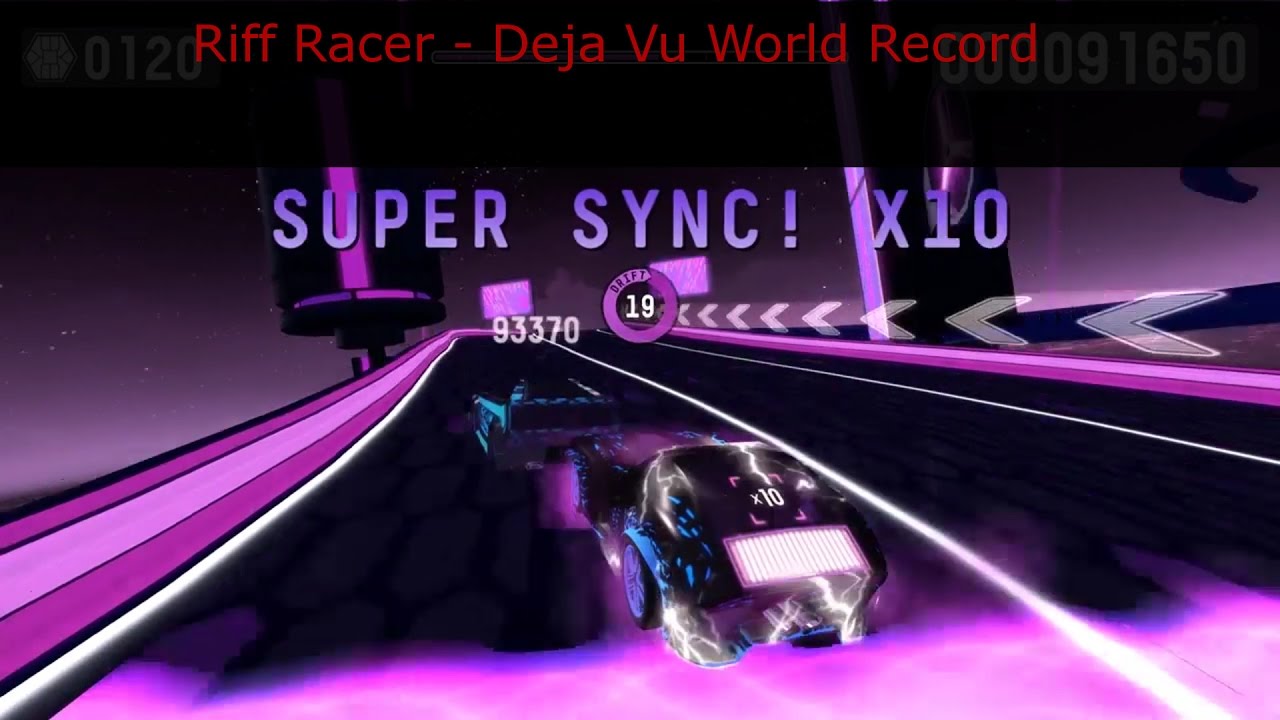 Hardest World Record Ever - Riff Racer - Deja Vu (eurobeat intensifies)