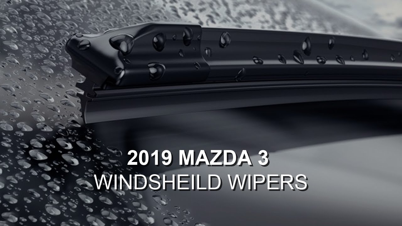 2019 Mazda 3 | Windshield Wipers Removal
