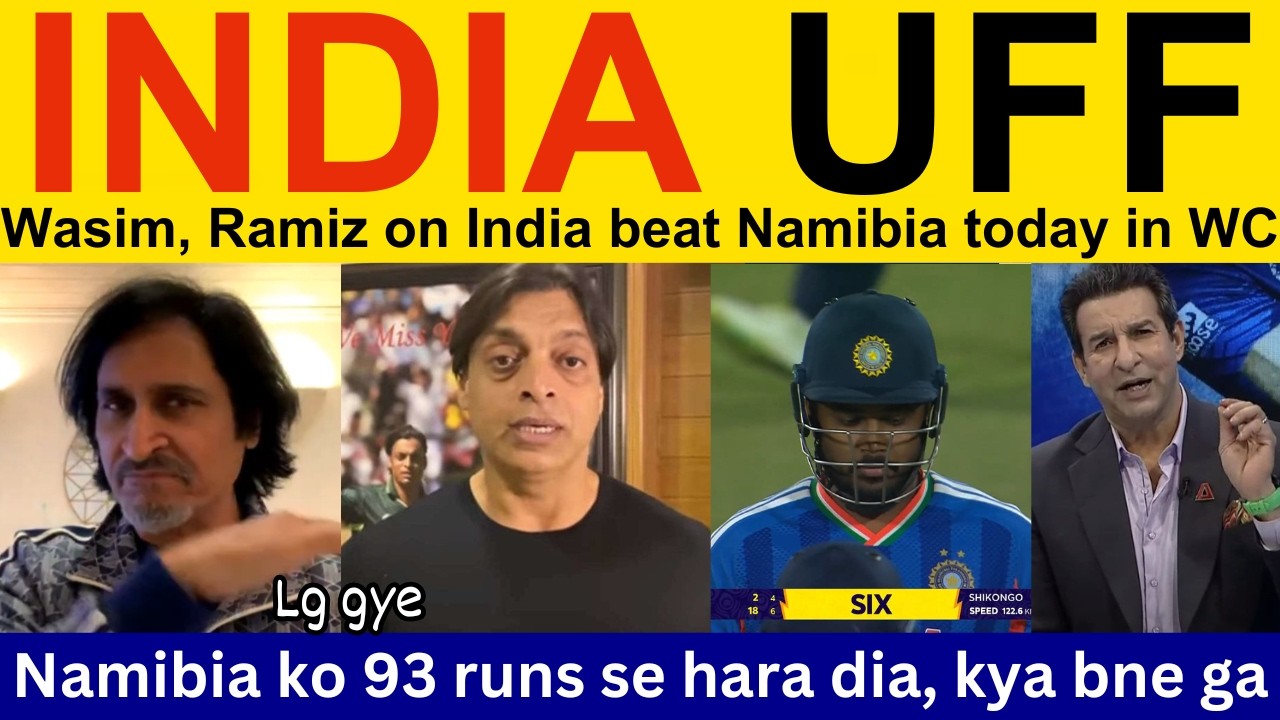 Pak Media Crying on India win today T20 WC vs NAM | Ramiz Raja on Ishan Kishan today | shoaib akhtar