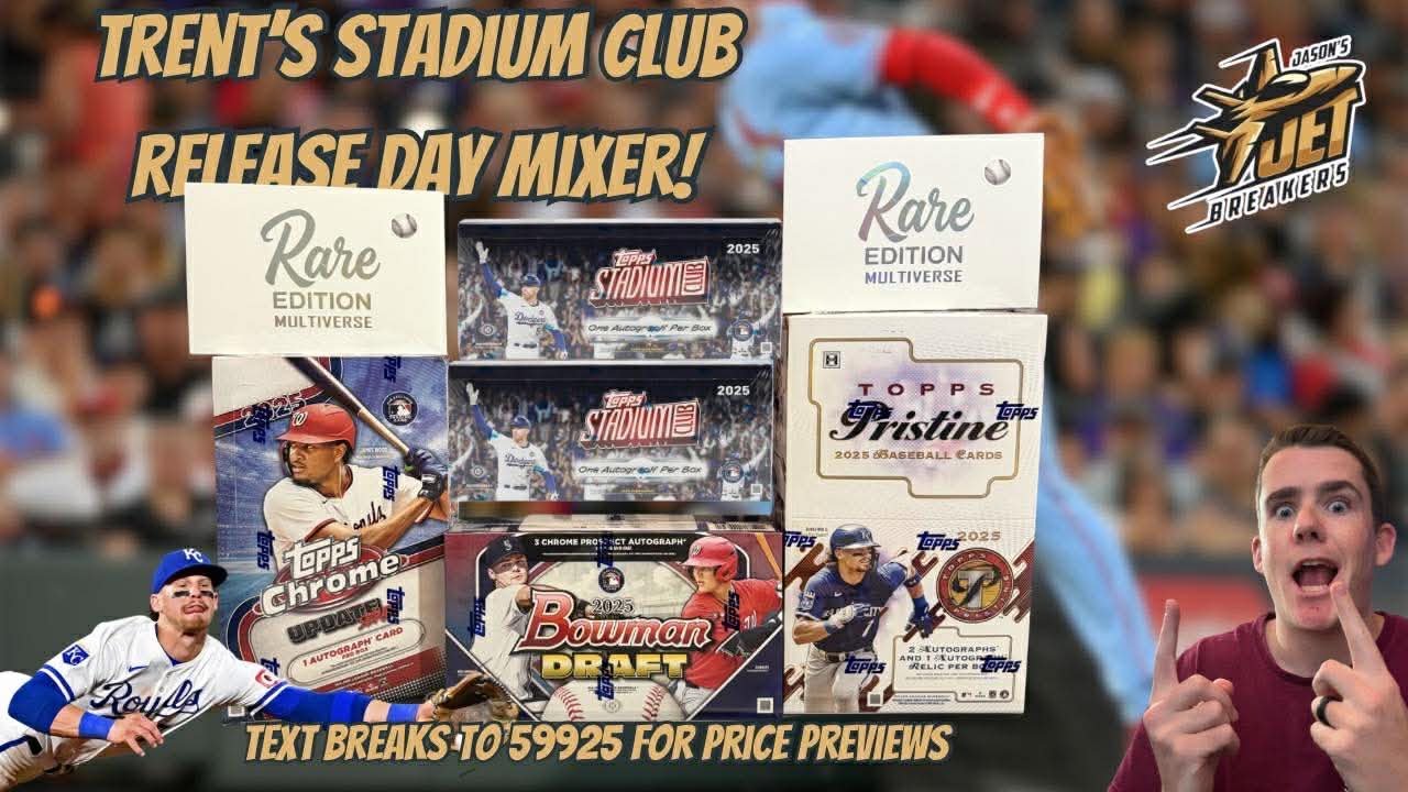 2025 Topps Stadium Club Release Day Rips with Trent!